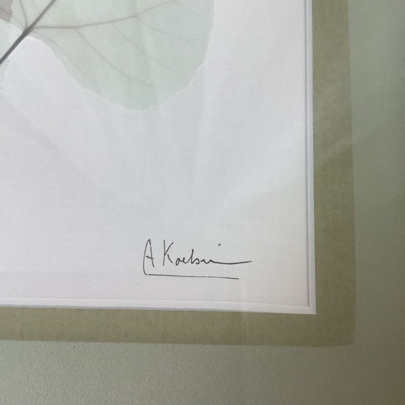 Albert Koetsier Signed Art Print Aspen Leaves Brushed Nickel Frame - Picture 9 of 12